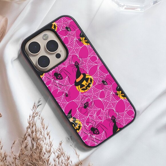 Halloween Phone Cover – iPhone 16, 15 Pro, Galaxy S25, S24, S24 Ultra, Pixel 9 - Picture 1 of 9